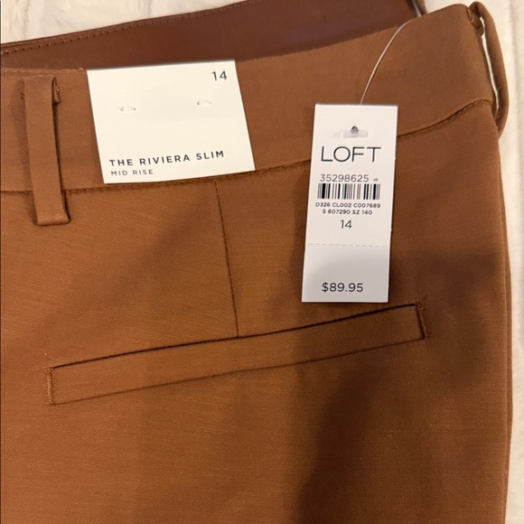 Loft Riviera Slim Mid Rise Pant - Picture 6 of 6